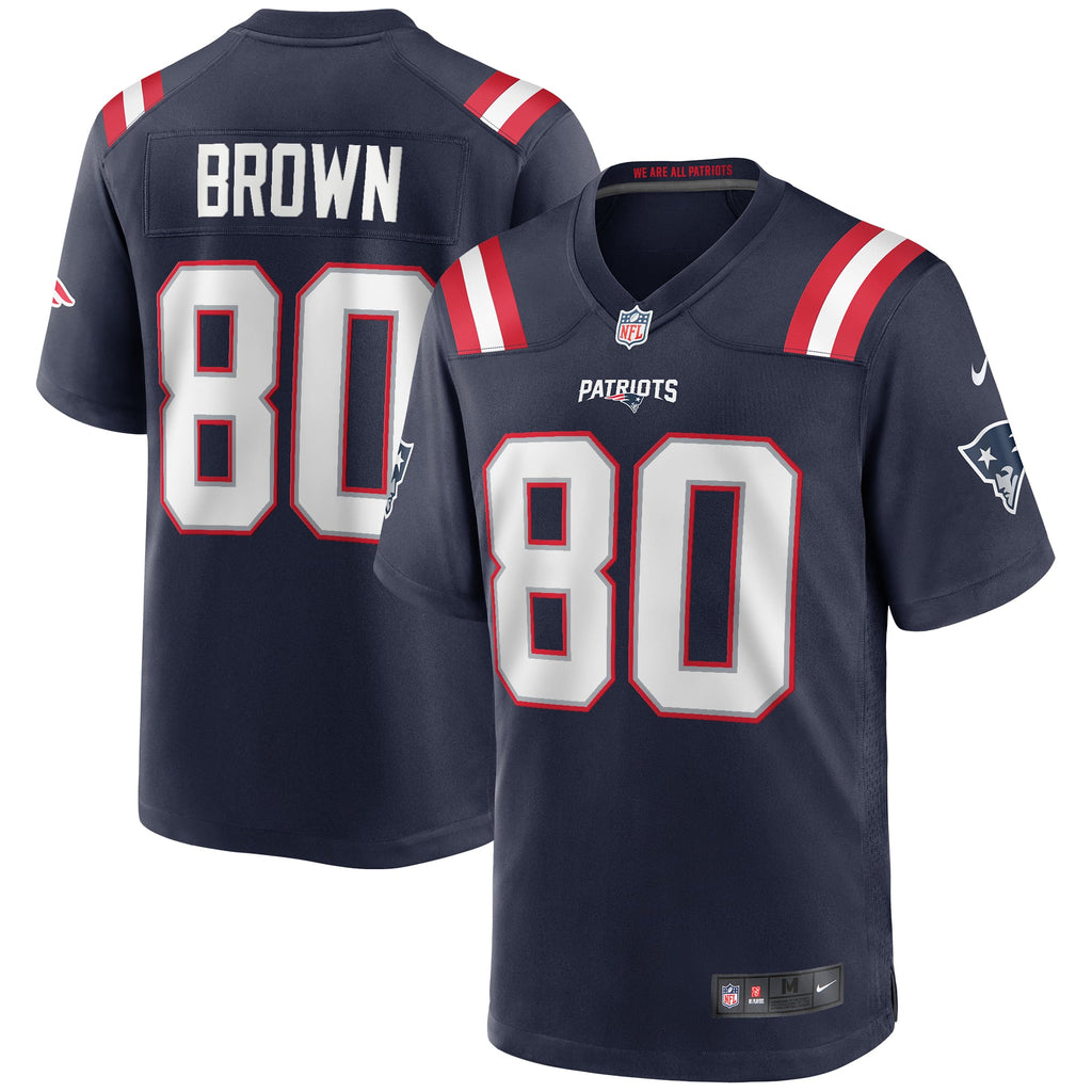 New England Patriots Troy Brown Nike Navy Game Retired product image 1