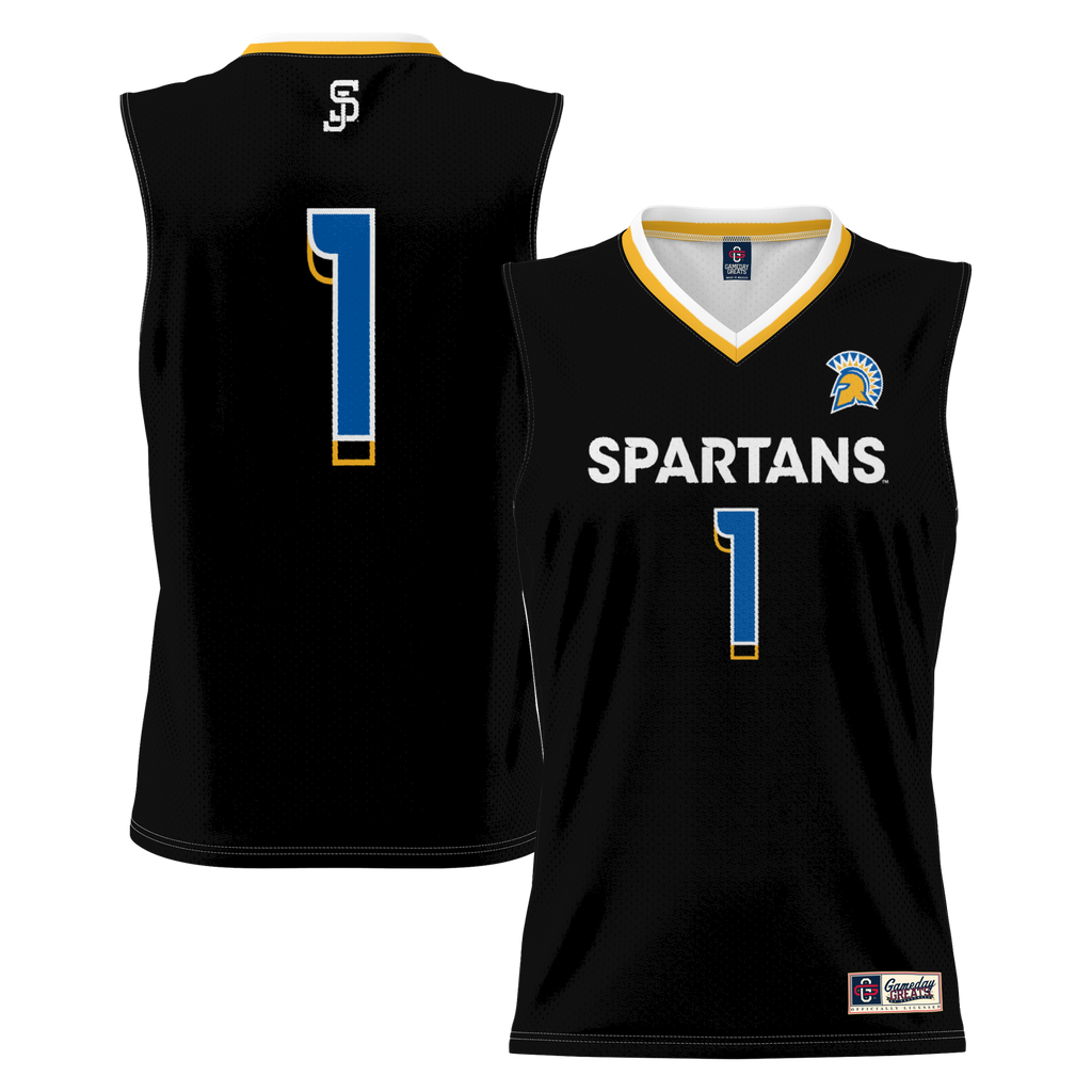 #1 San Jose State Spartans Lightweight Basketball Jersey product image 2