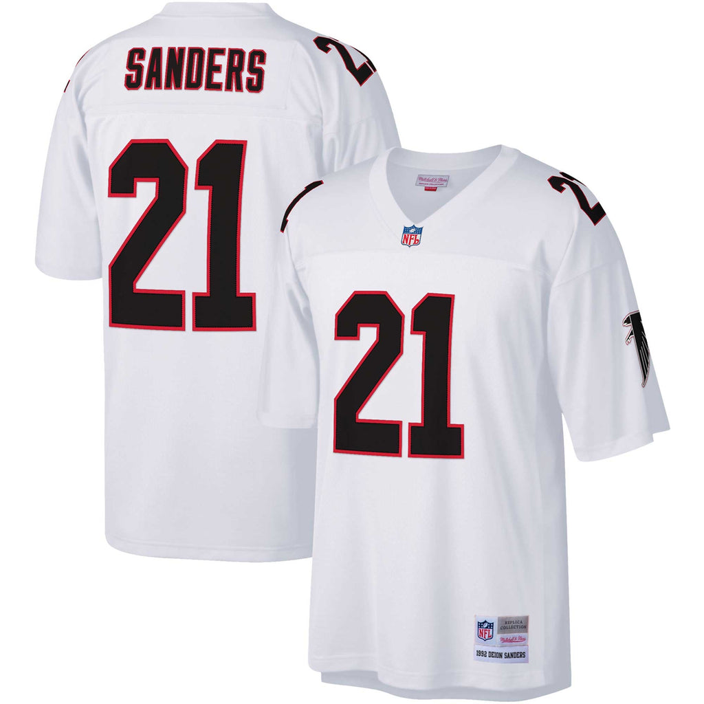 Atlanta Falcons Deion Sanders Mitchell & Ness White Big & product image 4