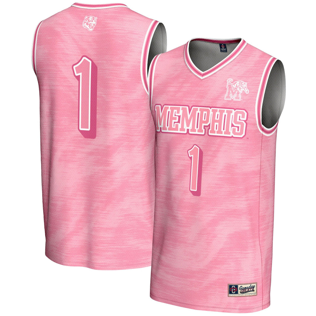 #1 Memphis Tigers Lightweight Basketball Fashion Jersey product image 2