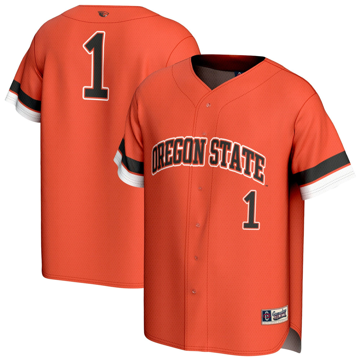 #1 Oregon State Beavers Collegiate Baseball Fashion Jersey product image 1