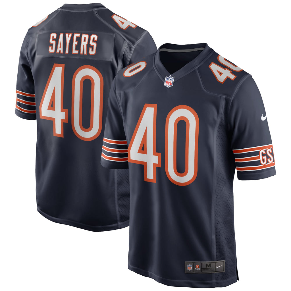 Chicago Bears Gale Sayers Nike Navy Game Retired Player product image 1