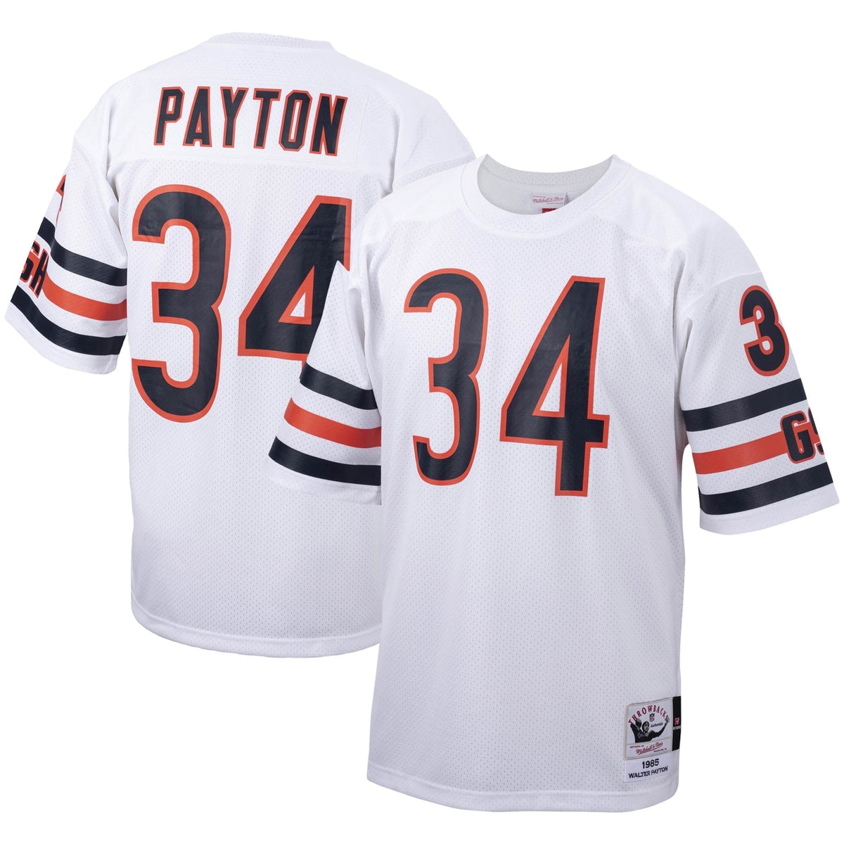 Chicago Bears 1985 Walter Payton Mitchell & Ness White product image 1