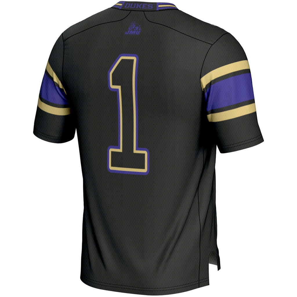 #1 James Madison Dukes Endzone Football Jersey - Black product image 4