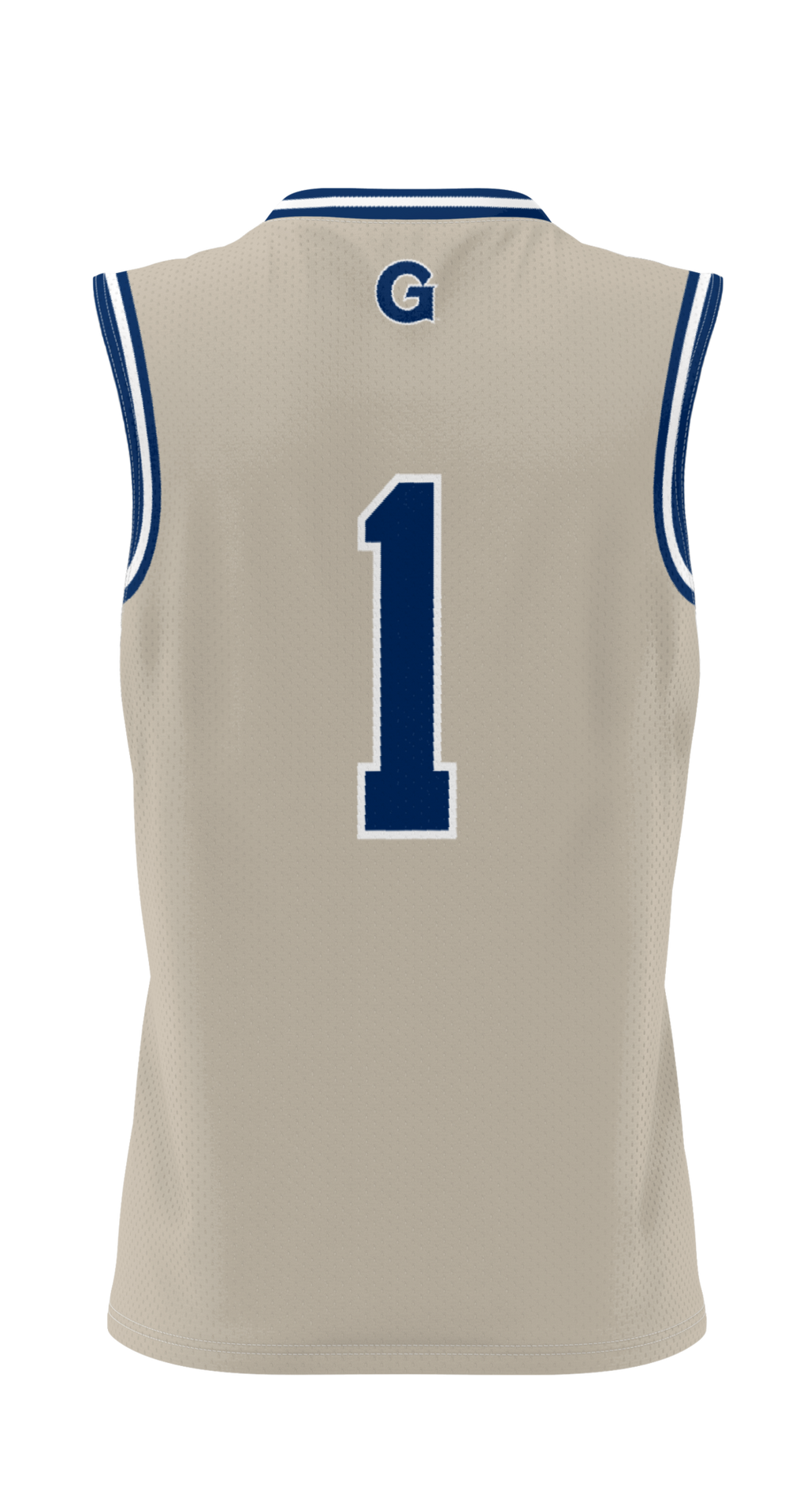 #1 Georgetown Hoyas Lightweight Basketball Jersey - Gray product image 4