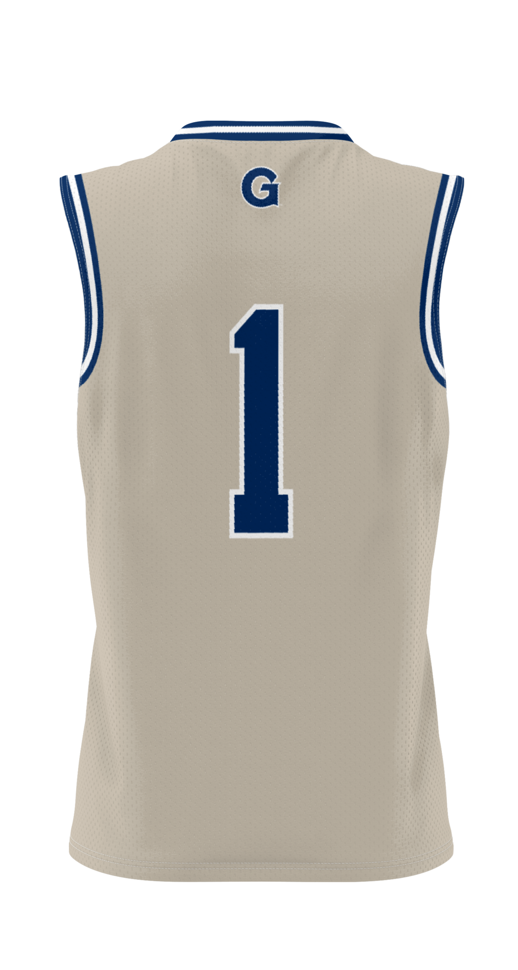 #1 Georgetown Hoyas Lightweight Basketball Jersey - Gray product image 4