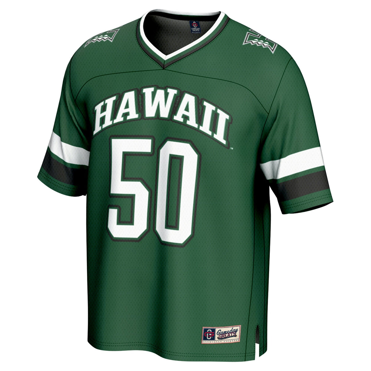 #50 Hawaii Rainbow Warriors Lightweight Collegiate Football product image 3