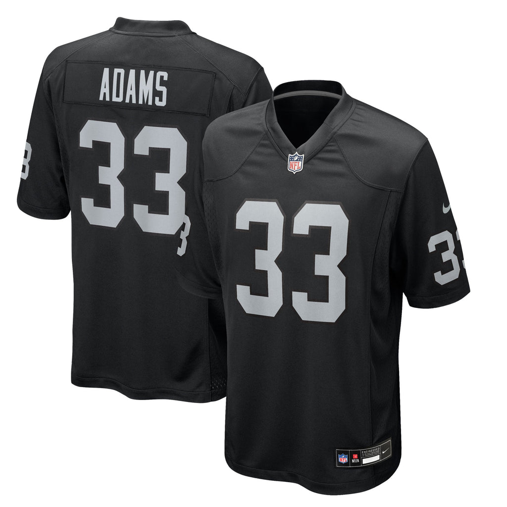 Las Vegas Raiders Jamal Adams Nike Black Team Game Jersey product image 1