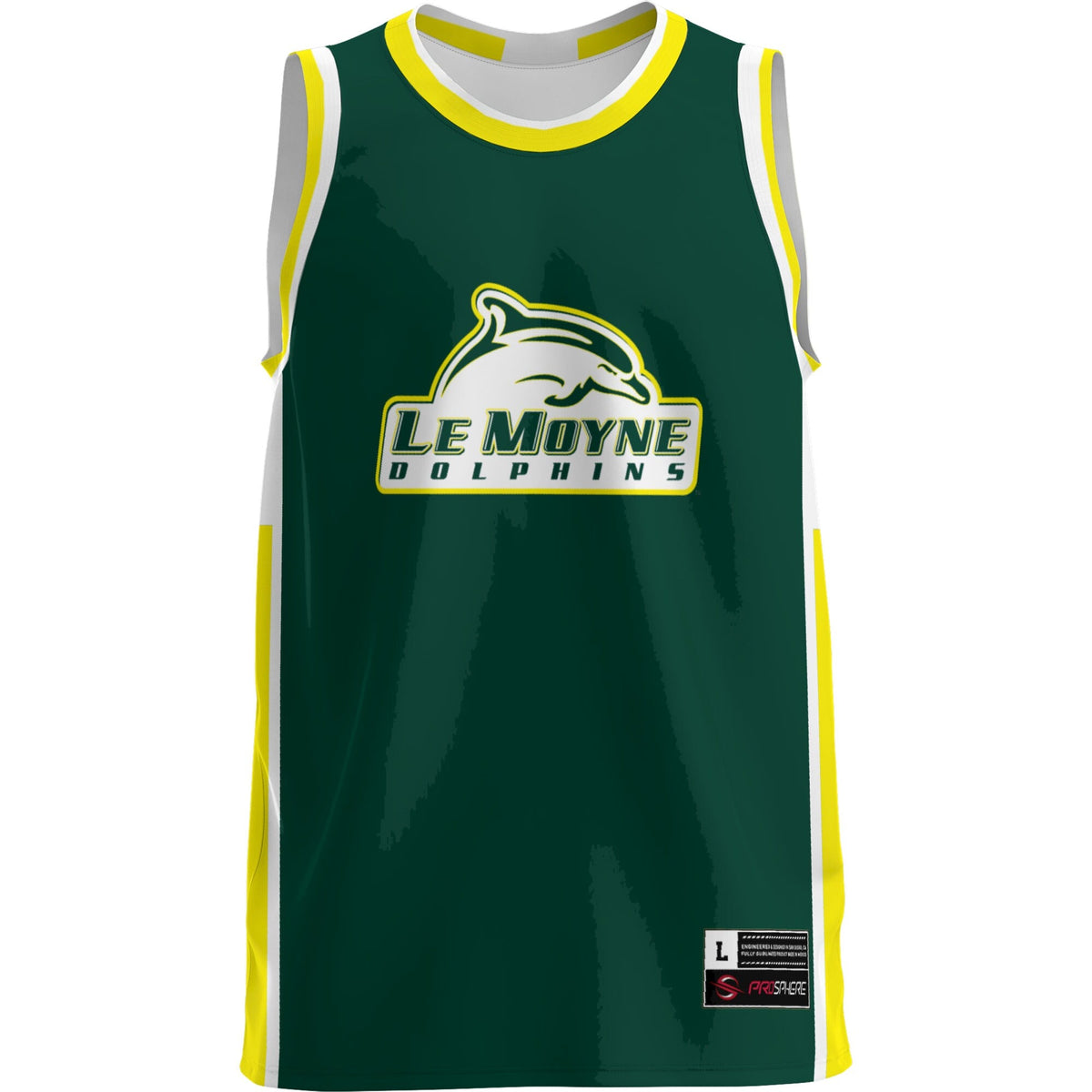Le Moyne Dolphins Lightweight Basketball Jersey - Green product image 3
