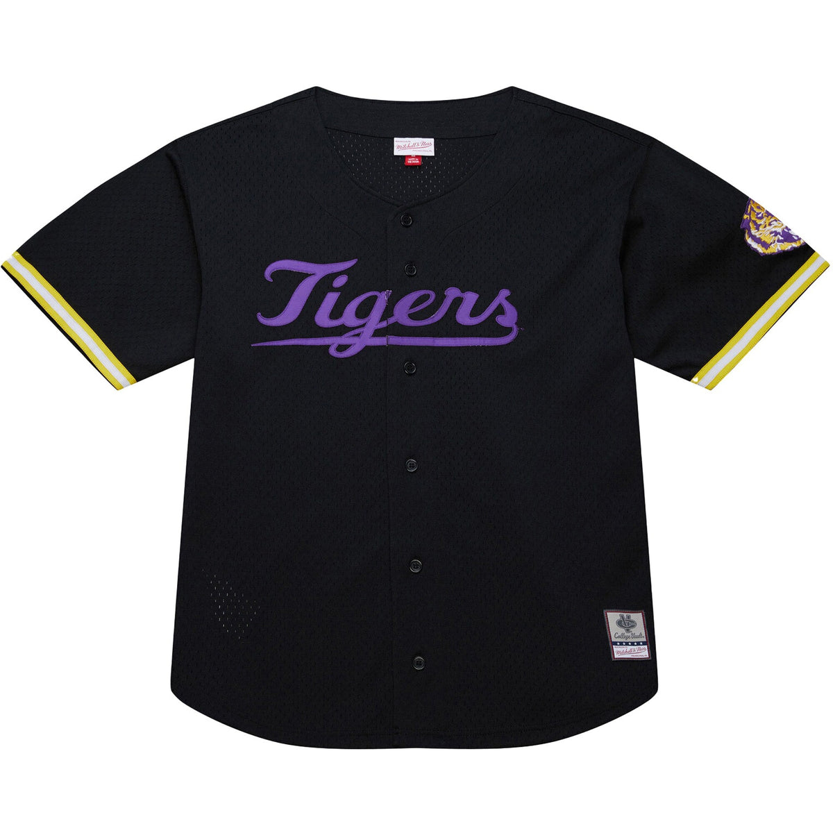 LSU Tigers On The Clock Full-Button Fashion Jersey - Black product image 3
