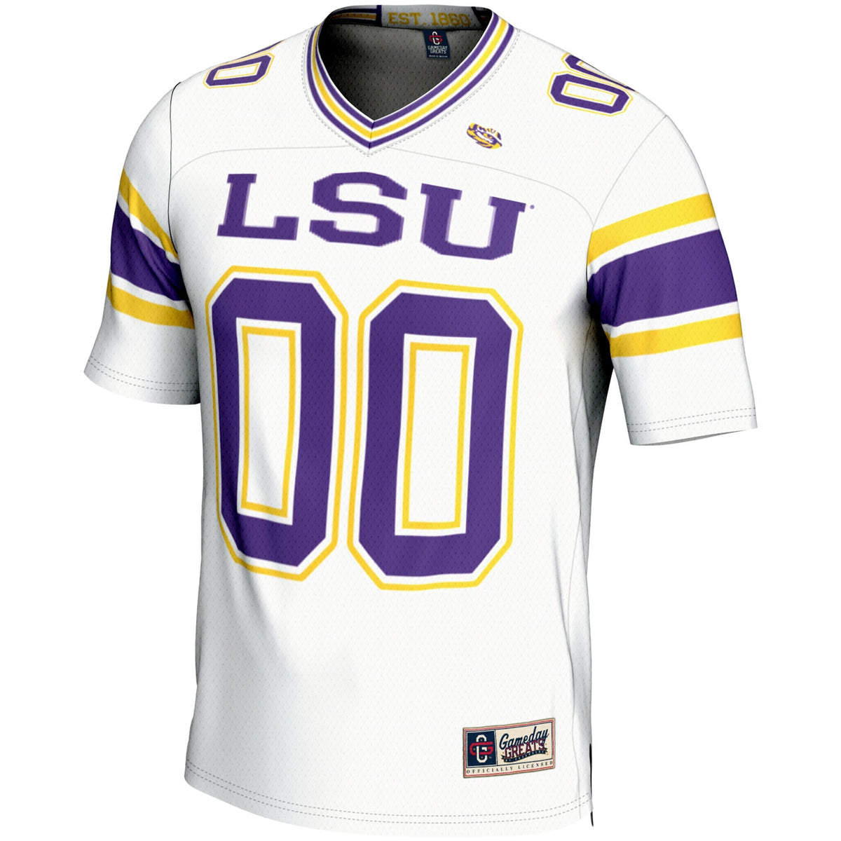 LSU Tigers NIL Pick-A-Player Football Jersey - White product image 3