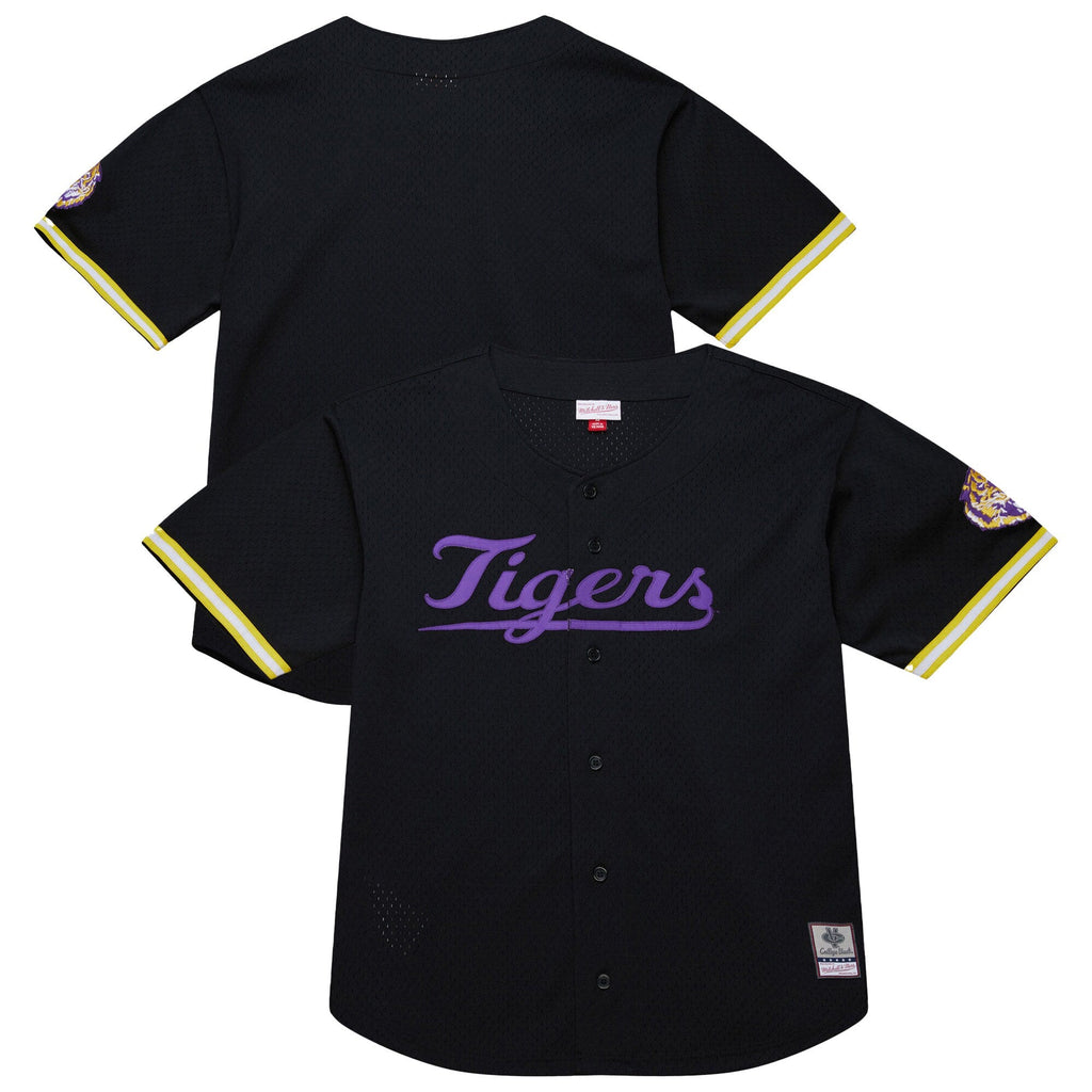 LSU Tigers On The Clock Full-Button Fashion Jersey - Black product image 1