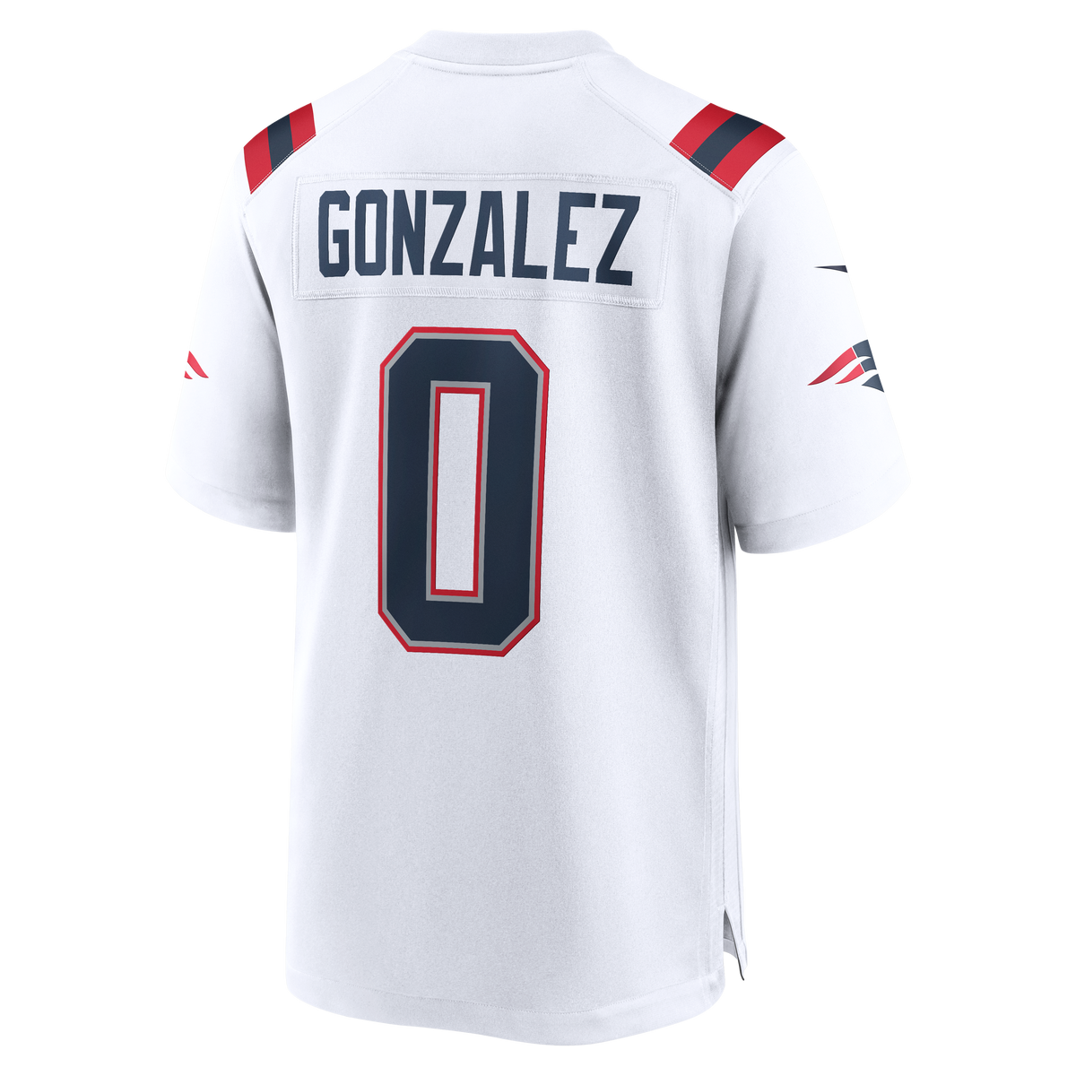 New England Patriots Christian Gonzalez Nike White Game product image 20