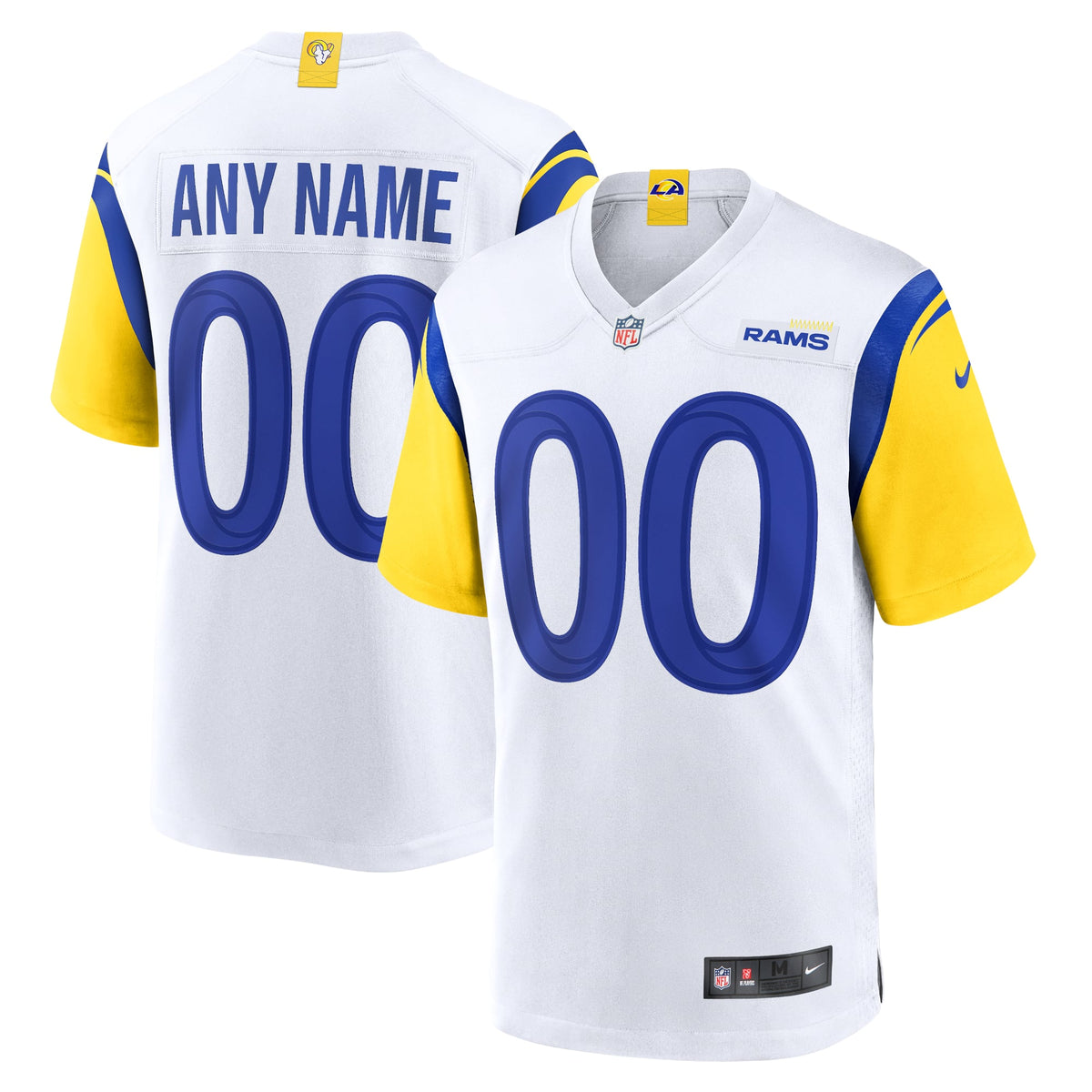 Los Angeles Rams Nike White Alternate Custom Jersey product image 1