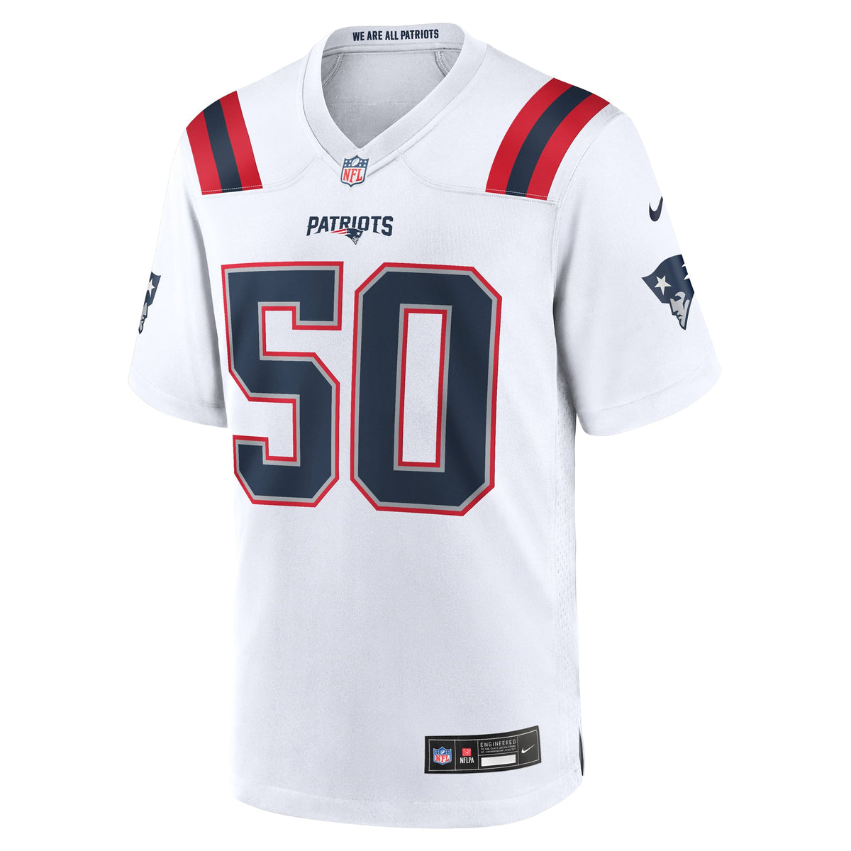 New England Patriots Mike Vrabel Nike White Retired Player product image 5