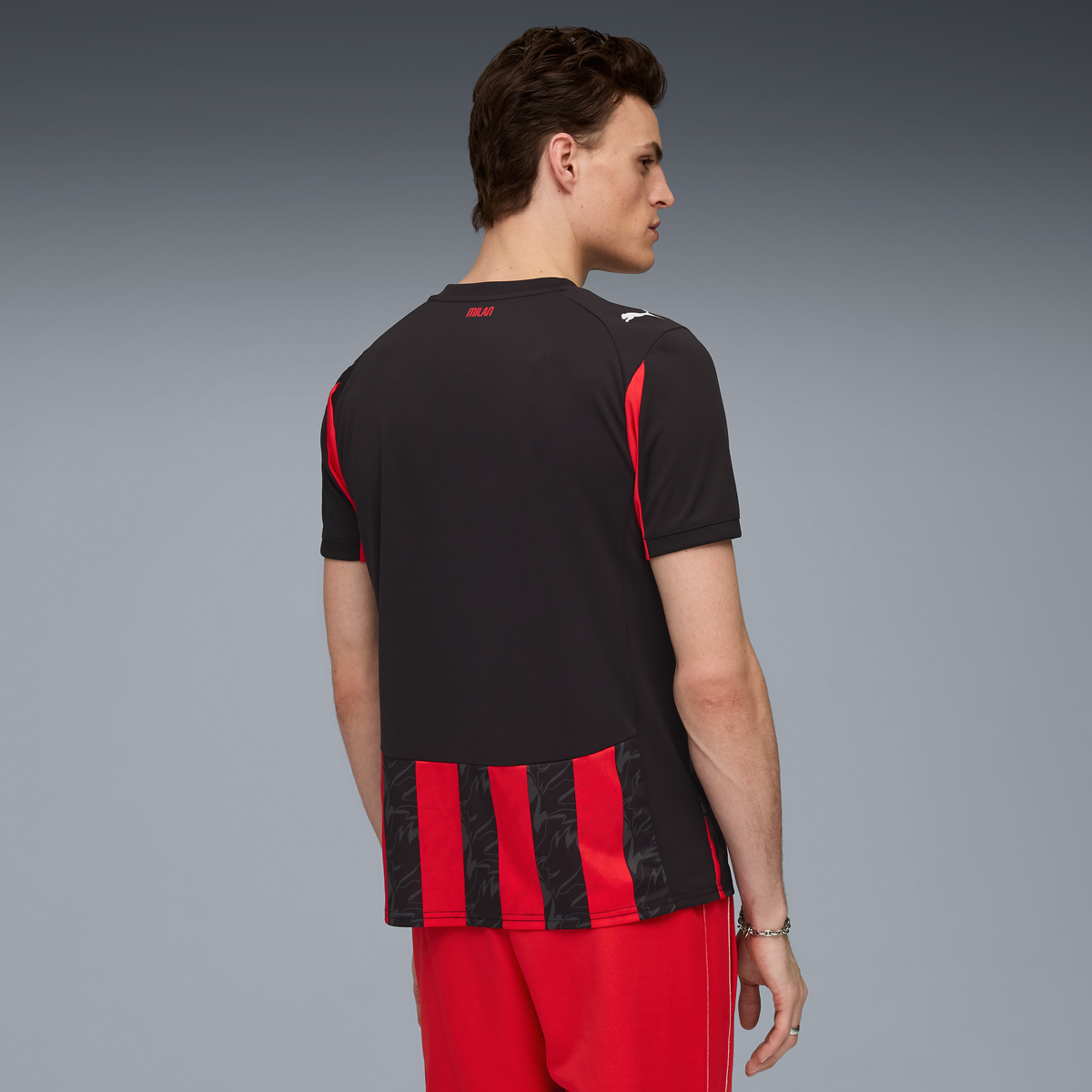 Puma AC Milan Men Home Replica Short Sleeve Jersey 25/26 product image 2, provided for visual reference and product detail