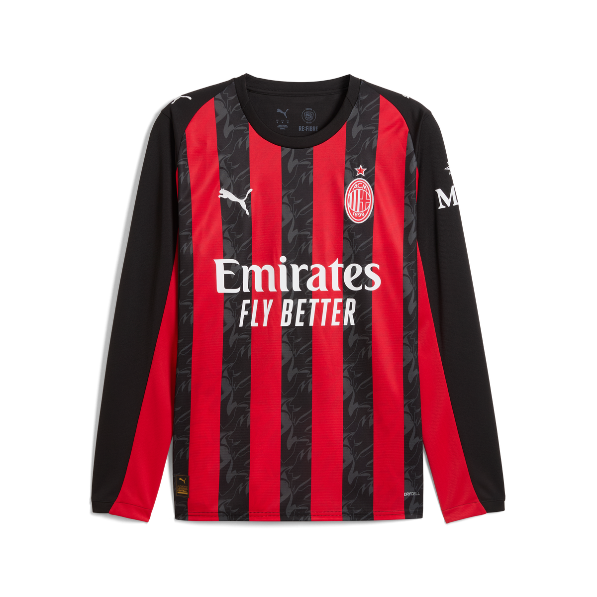 Puma AC Milan Men Home Replica Long Sleeve Jersey 25/26 product image 6, provided for visual reference and product detail