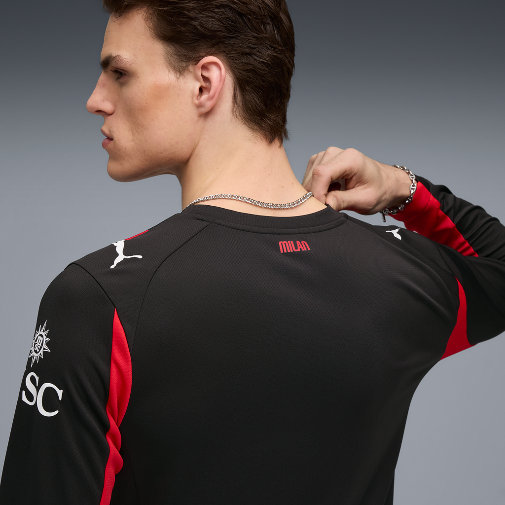 Puma AC Milan Men Home Replica Long Sleeve Jersey 25/26 product image 2, provided for visual reference and product detail