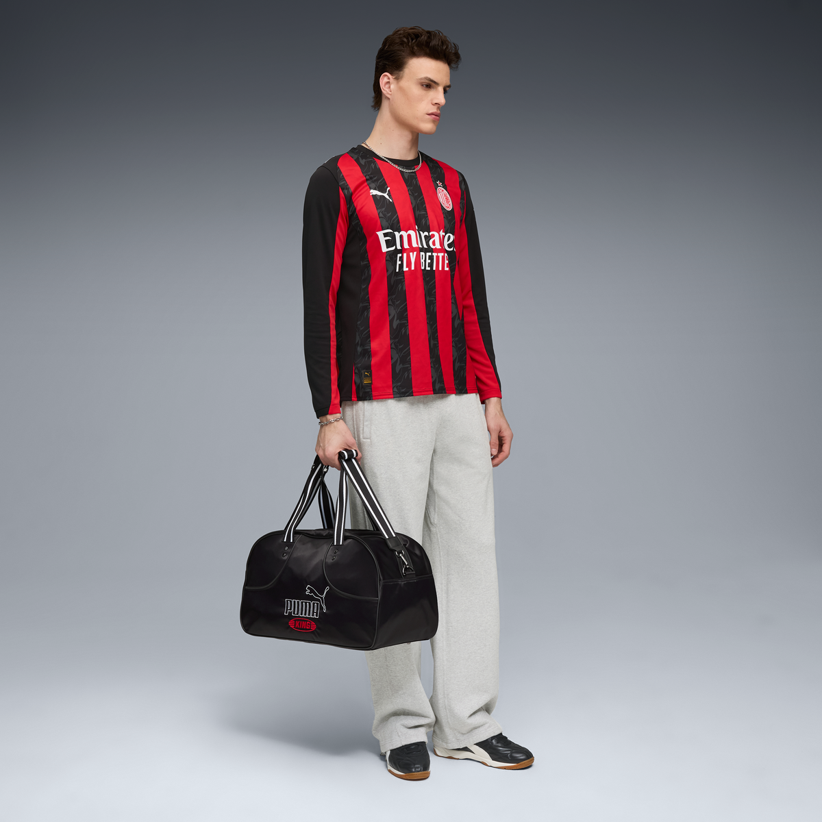 Puma AC Milan Men Home Replica Long Sleeve Jersey 25/26 product image 3, provided for visual reference and product detail