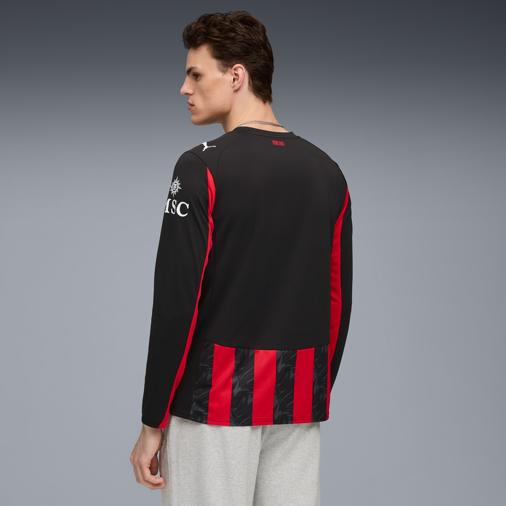Puma AC Milan Men Home Replica Long Sleeve Jersey 25/26 product image 4, provided for visual reference and product detail