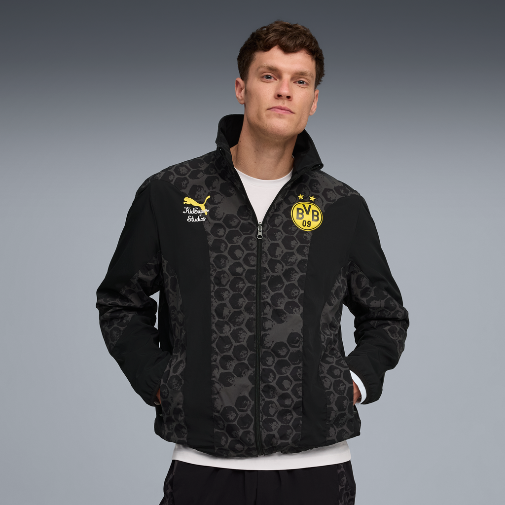Puma Kidsuper Borussia Dortmund Men Reversible Jacket product image 1, provided for visual reference and product detail