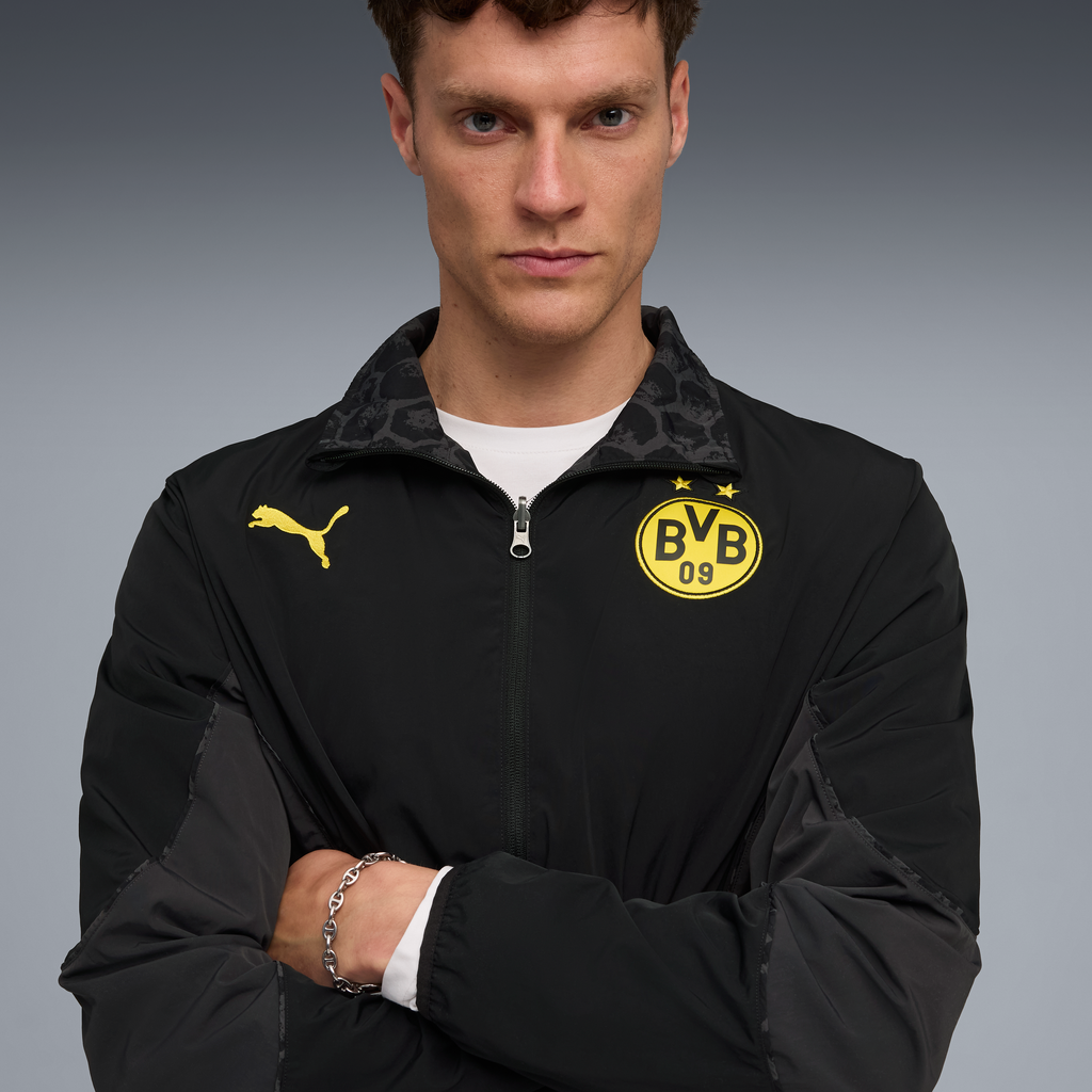 Puma Kidsuper Borussia Dortmund Men Reversible Jacket product image 3, provided for visual reference and product detail