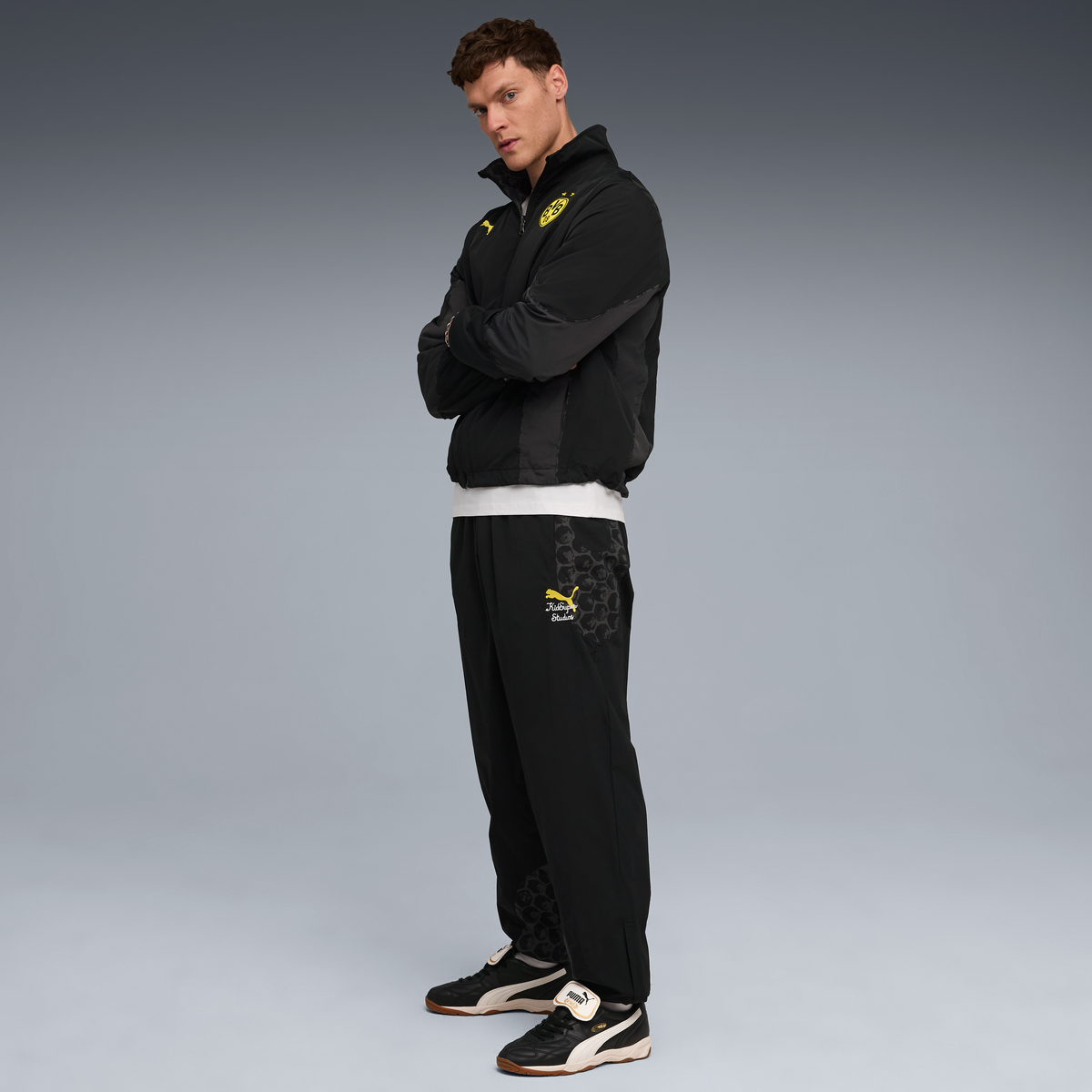 Puma Kidsuper Borussia Dortmund Men Reversible Jacket product image 4, provided for visual reference and product detail