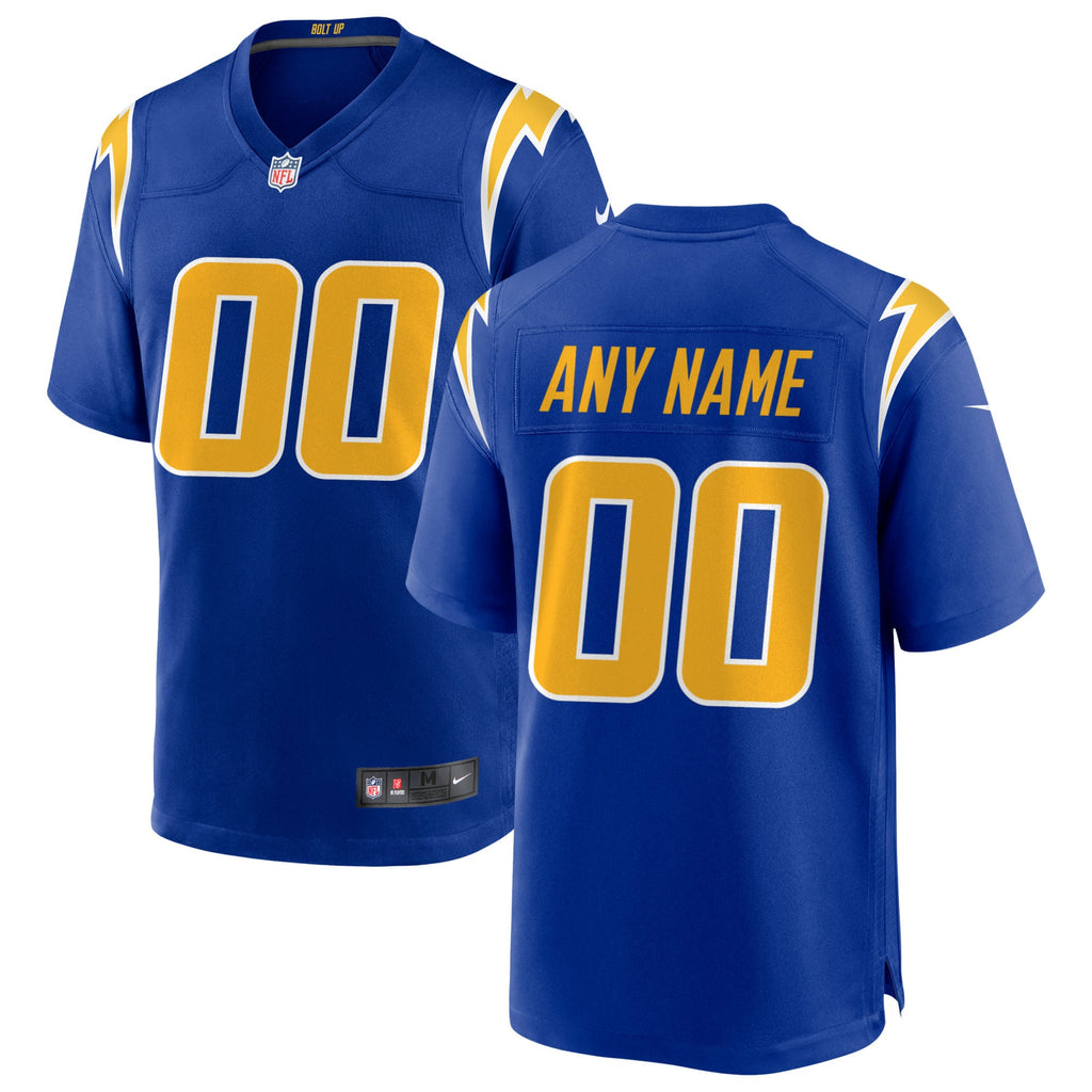 Los Angeles Chargers Nike Royal Alternate Custom Game Jersey product image 1