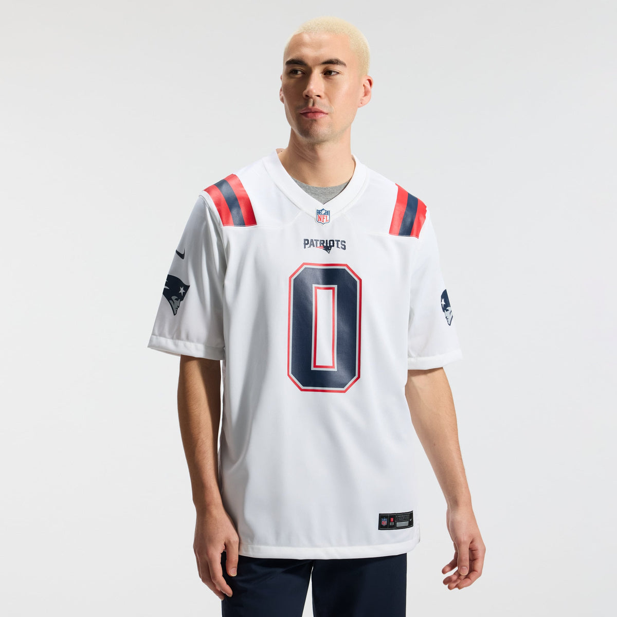 New England Patriots Christian Gonzalez Nike Navy Team Game product image 18