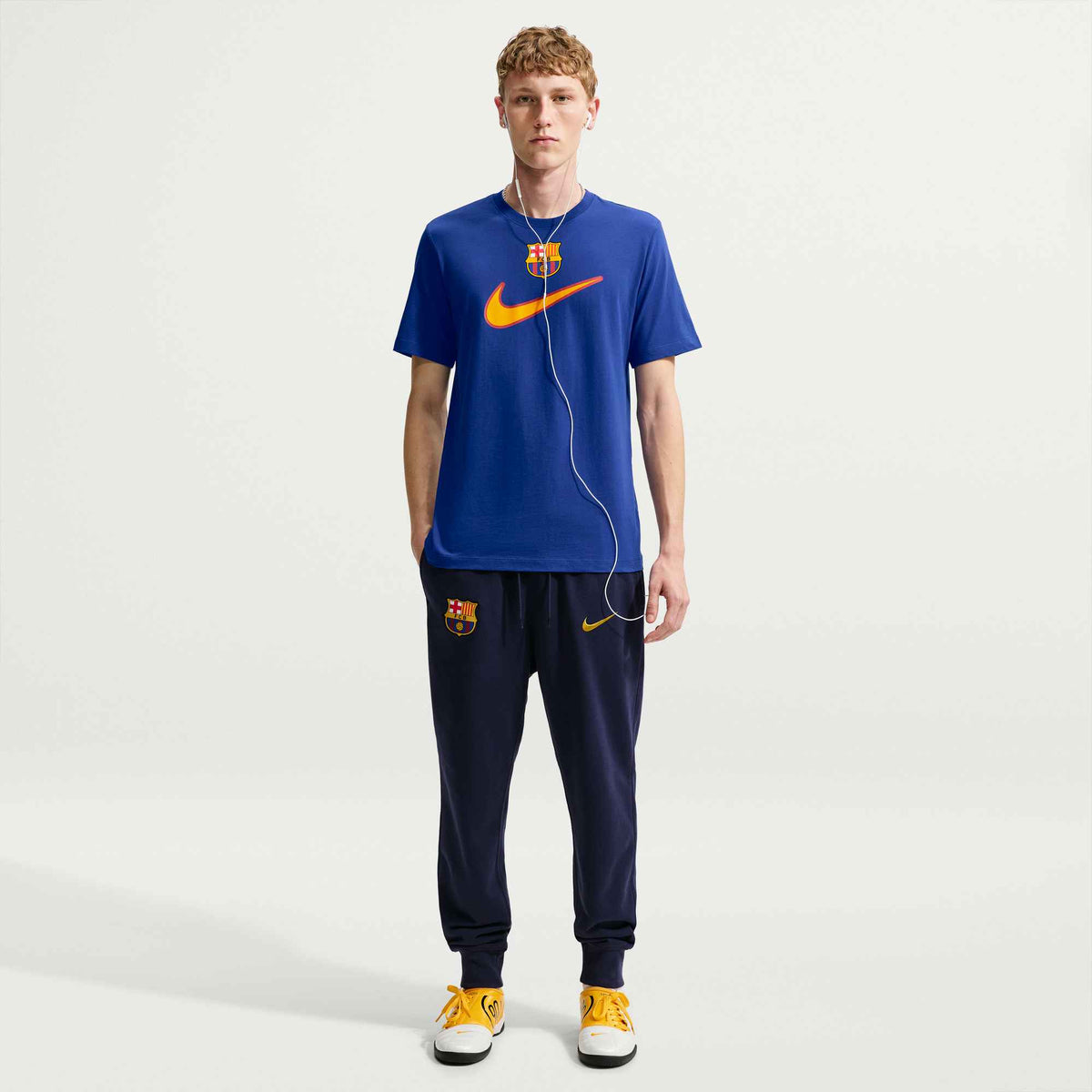 Nike FC Barcelona Swoosh Men Nike Soccer T-Shirt product image 1, provided for visual reference and product detail review