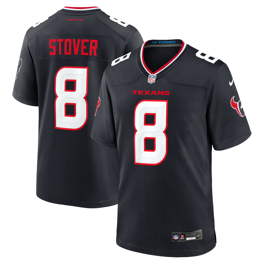Houston Texans Cade Stover Nike Navy Team Game Jersey product image 1