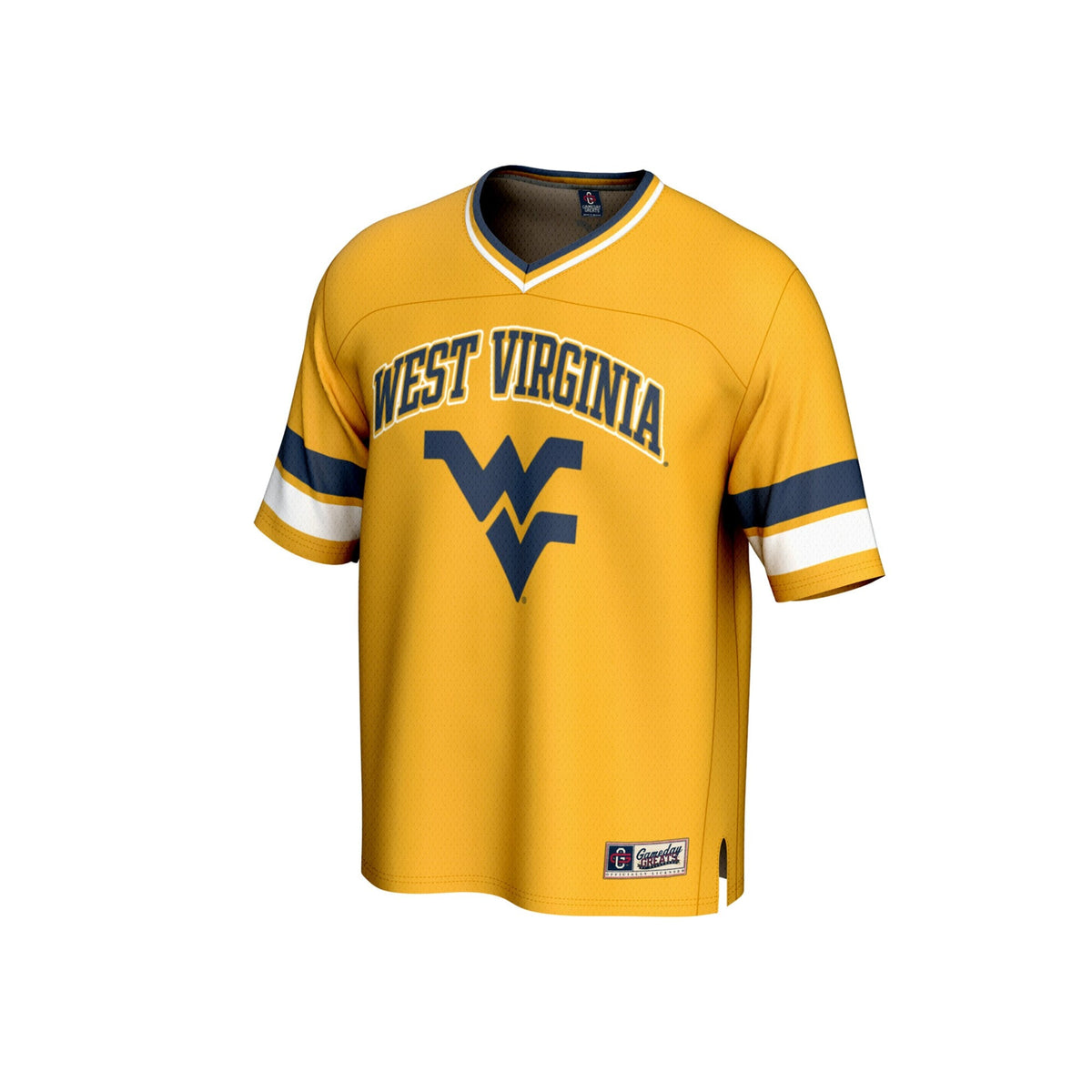 West Virginia Mountaineers Spirit Football Jersey - Gold product image 3