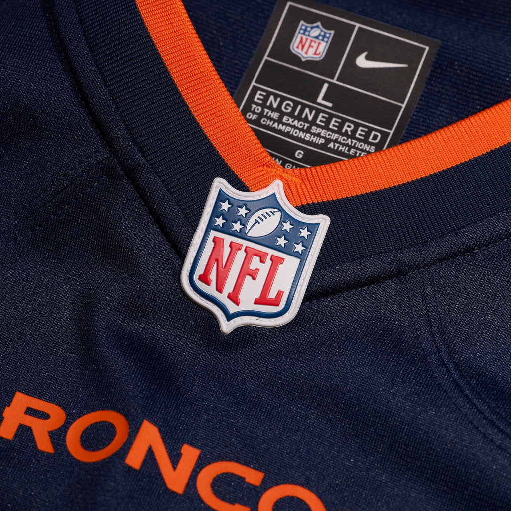 Denver Broncos Bo Nix Nike Navy Alternate Game Jersey product image 4
