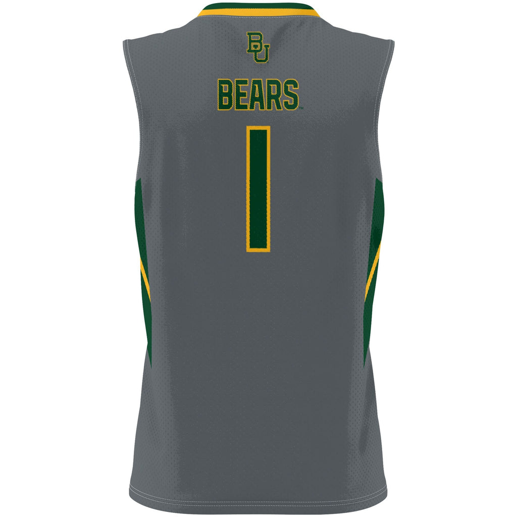 #1 Baylor Bears Lightweight Basketball Jersey - Gray product image 4