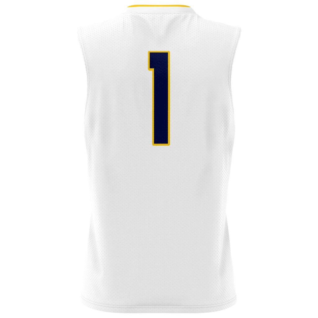 #1 Cal Bears Lightweight Basketball Fashion Jersey - White product image 4