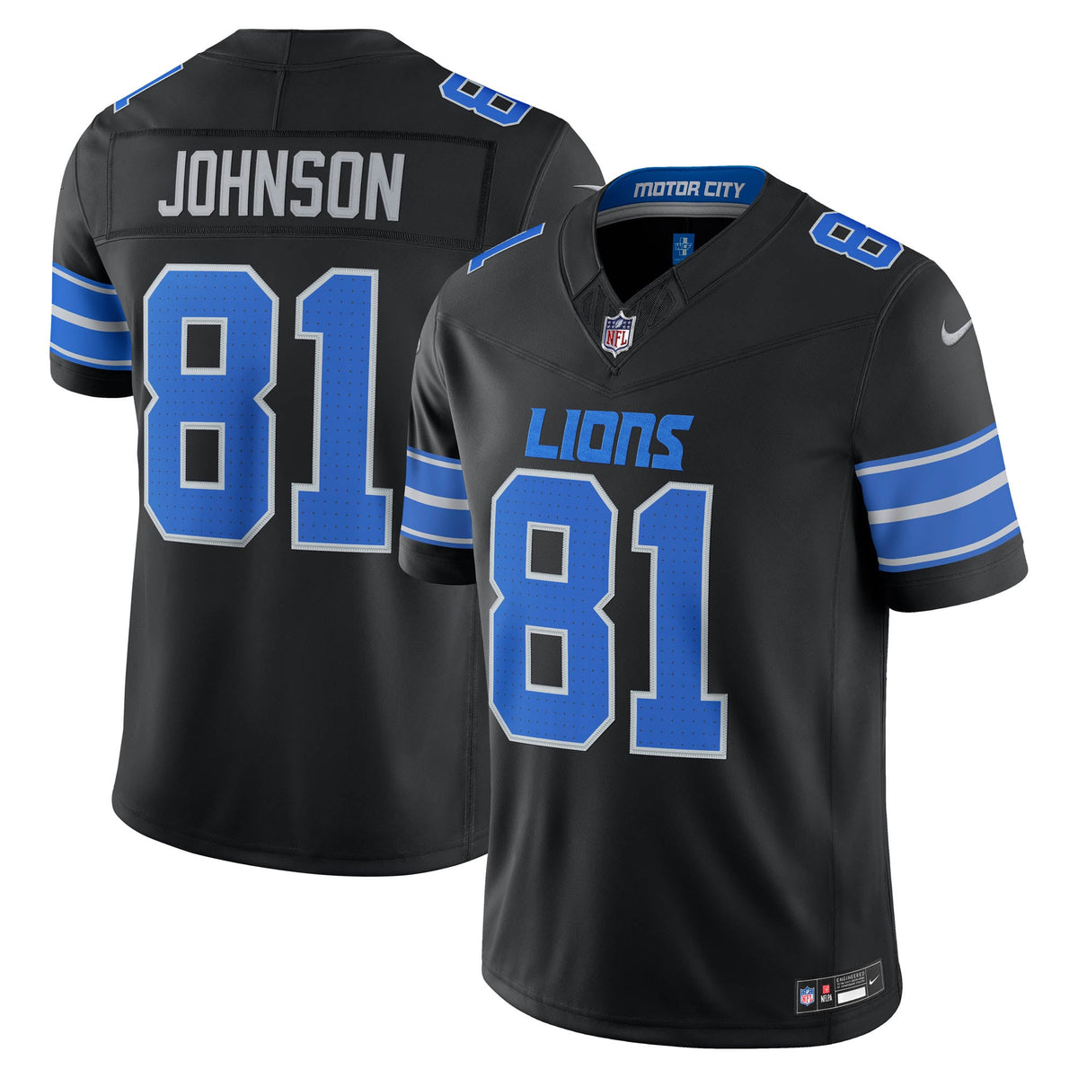 Detroit Lions Calvin Johnson Nike Blue Vapor F.U.S.E. product image 7