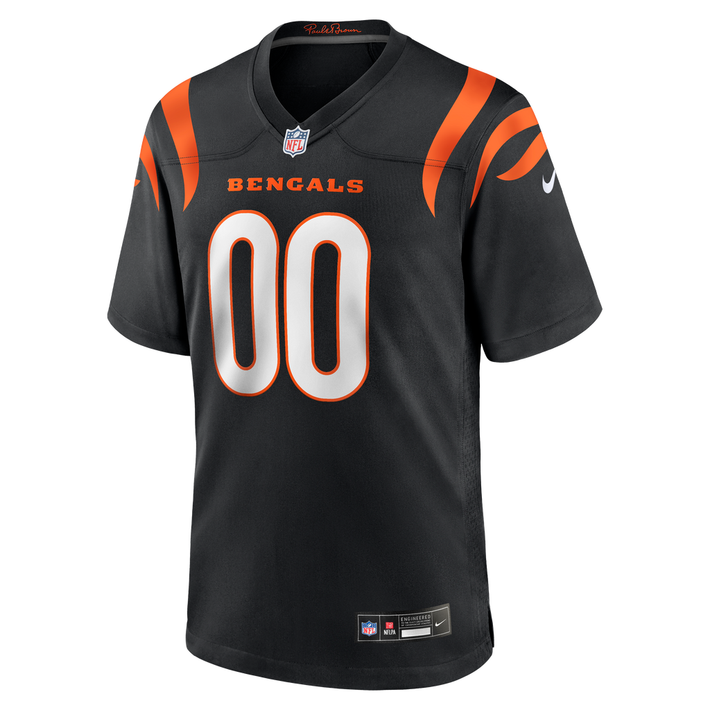 Cincinnati Bengals Nike Black Game Custom Jersey product image 10