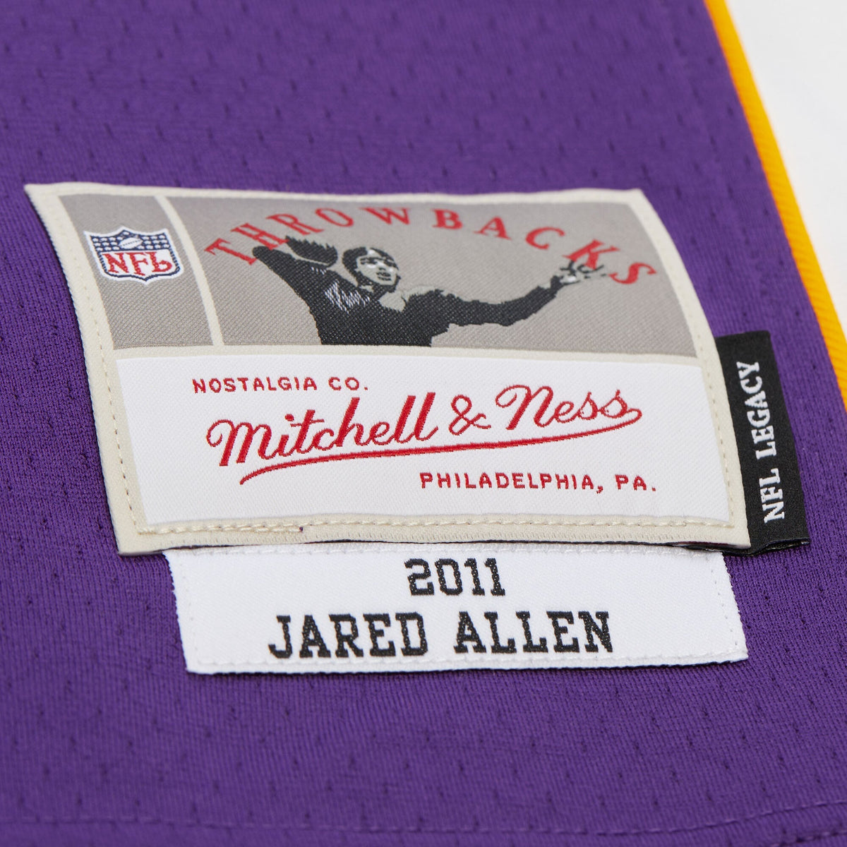Minnesota Vikings Jared Allen Mitchell & Ness Purple 2011 product image 5