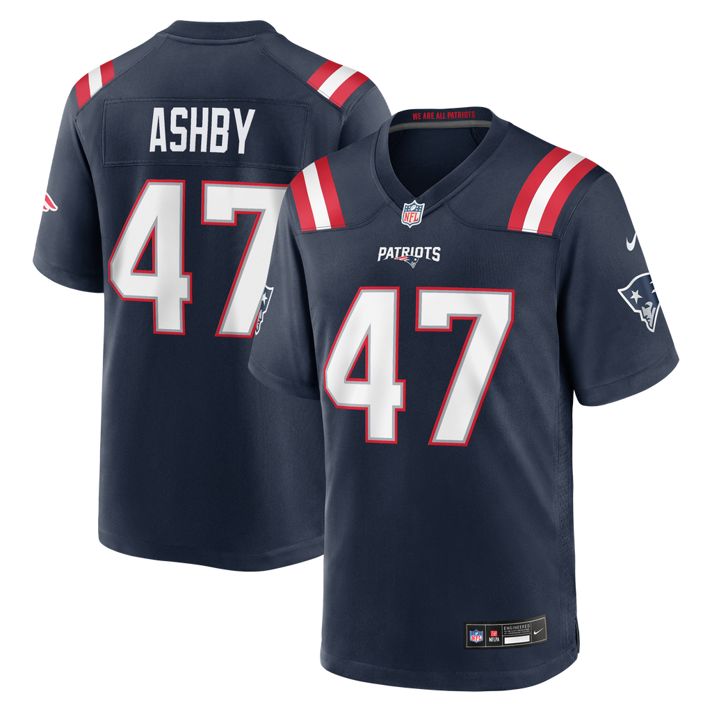 New England Patriots Julian Ashby Nike Navy Team Game Jersey product image 1