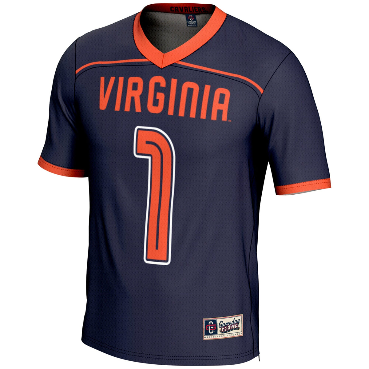 #1 Virginia Cavaliers Lightweight Lacrosse Jersey - Navy product image 3