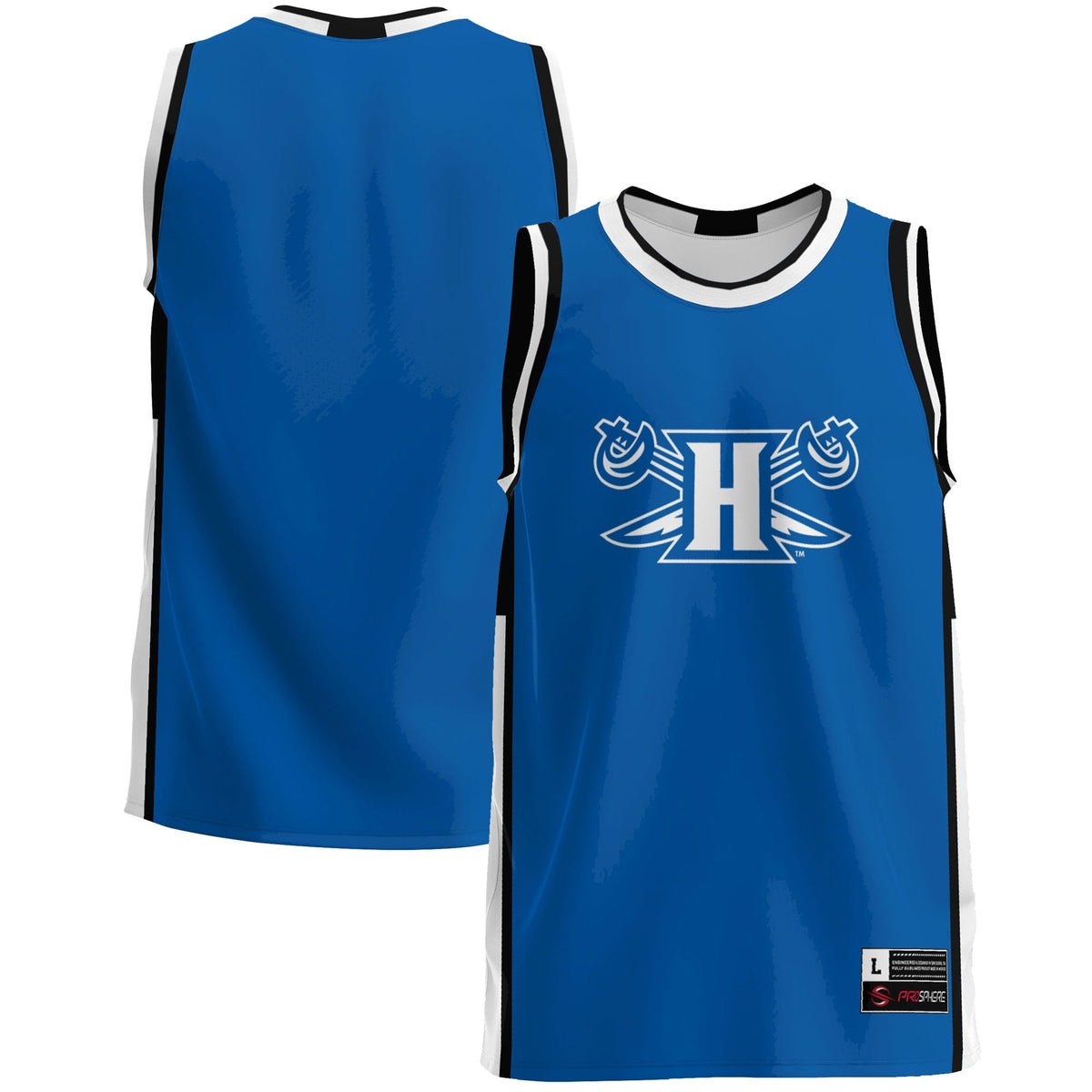 Hampton Pirates Lightweight Basketball Jersey - Blue product image 2