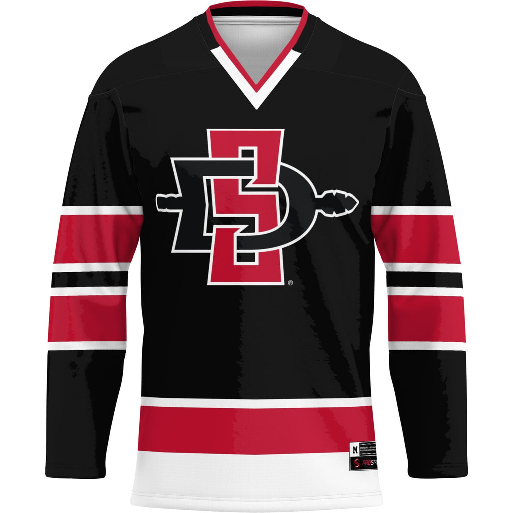 San Diego State Aztecs Hockey Jersey - Black product image 3
