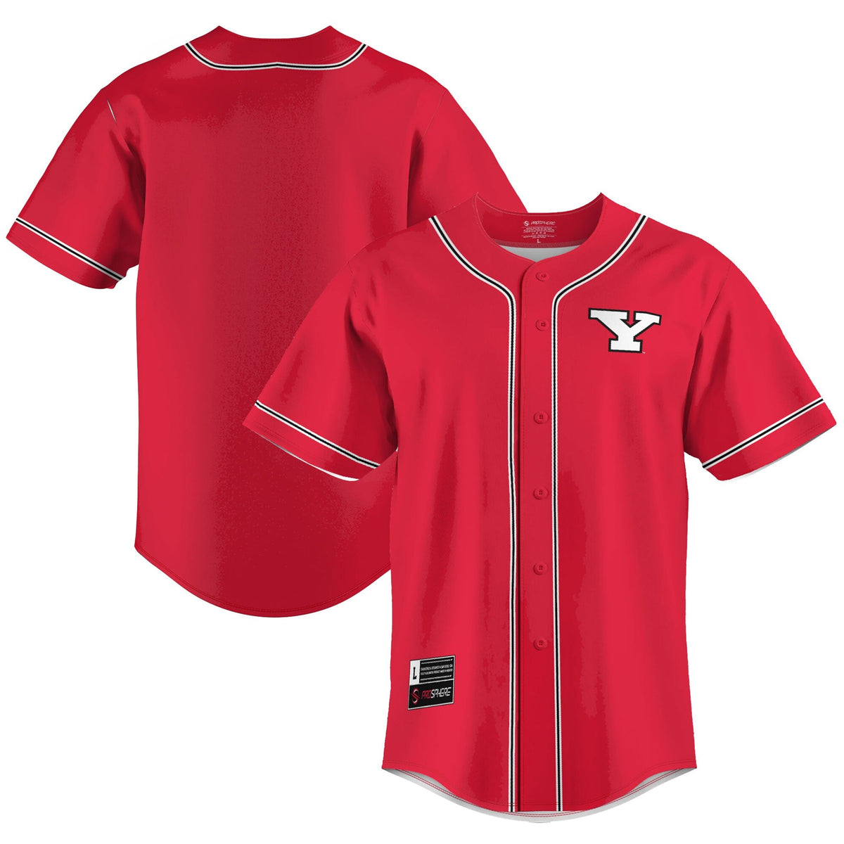 Youngstown State Penguins Lightweight Baseball Jersey - Red product image 2