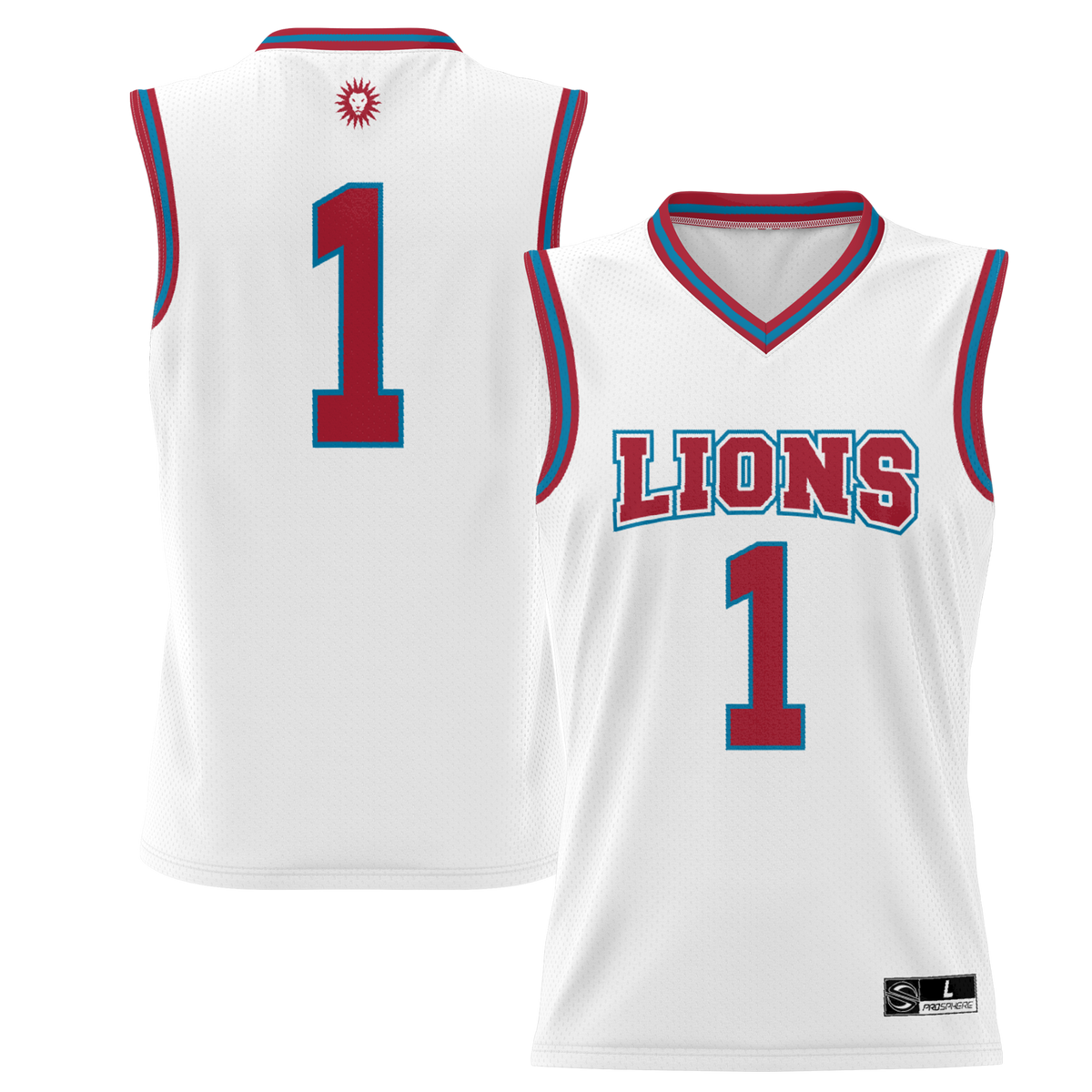 #1 Loyola Marymount Lions Lightweight Basketball Jersey product image 2