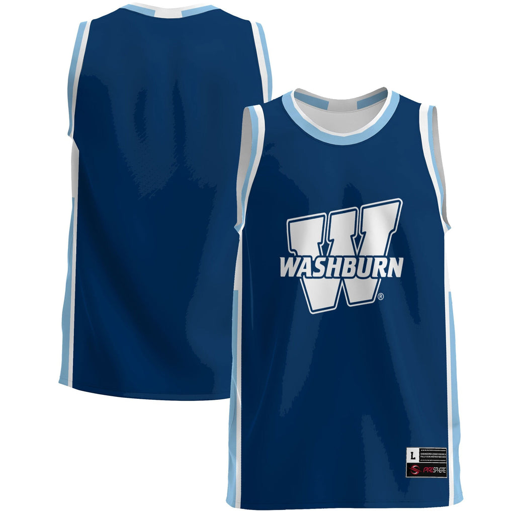 Washburn Ichabods Lightweight Basketball Jersey - Blue product image 2