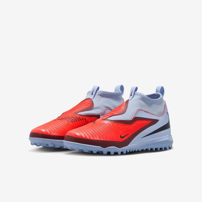 Nike Jr. Phantom 6 High Academy Kids' Turf Soccer Shoes product image 5, provided for visual reference and product detail