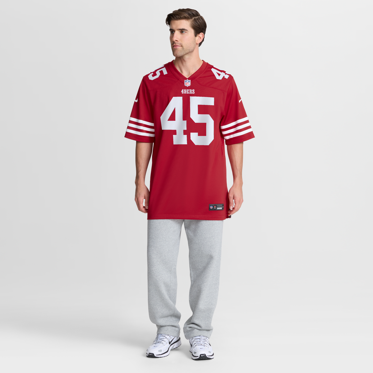 San Francisco 49ers Nick Martin Nike Scarlet Team Game product image 7