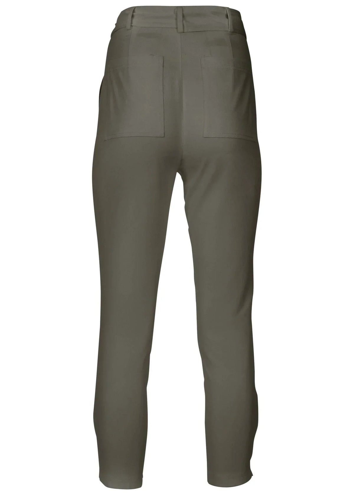 Relaxed Twill Straight Pant Olive