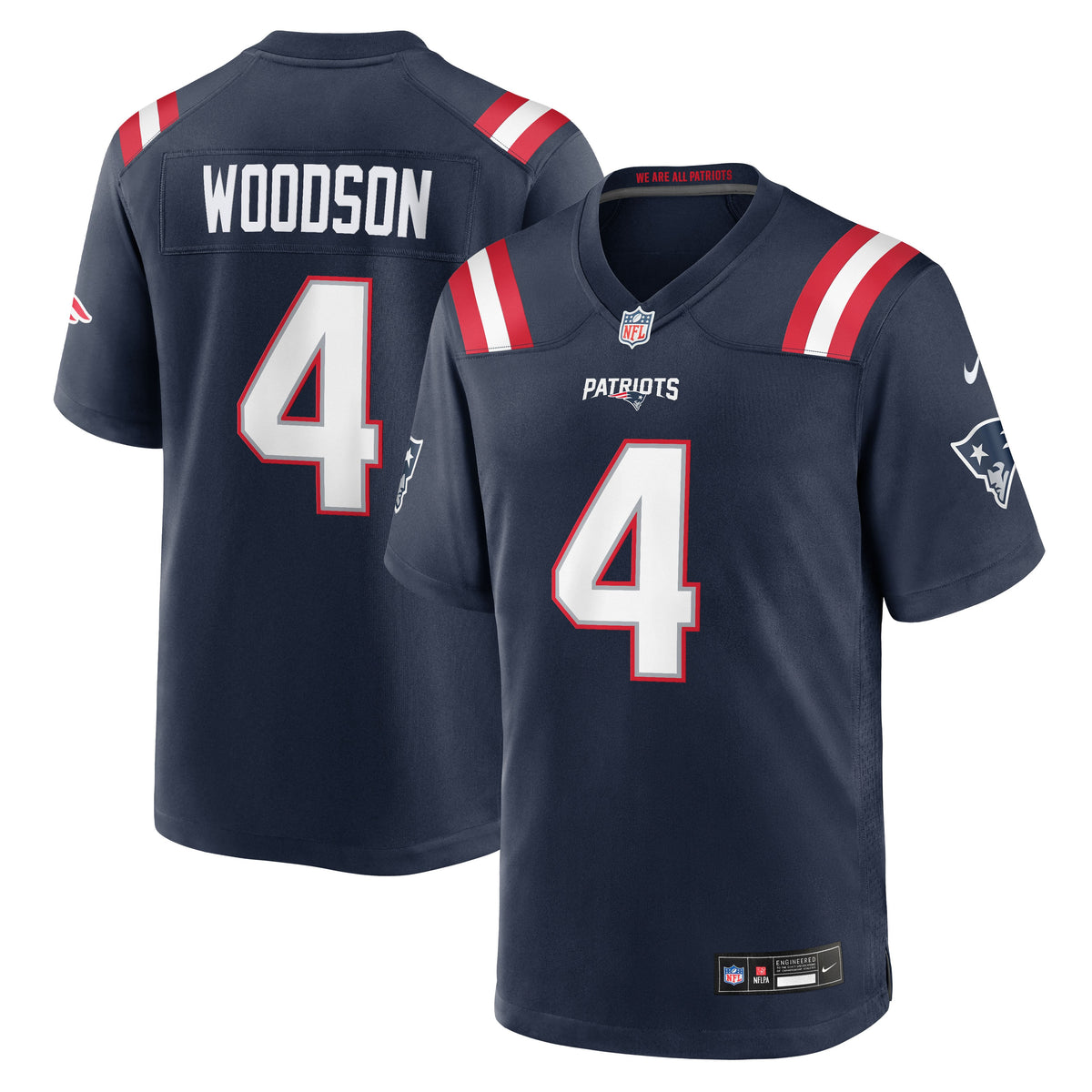 New England Patriots Craig Woodson Nike Navy Team Game product image 1