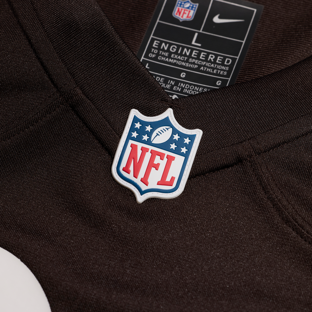 Cleveland Browns Zion Johnson Nike Brown Team Game Jersey product image 6